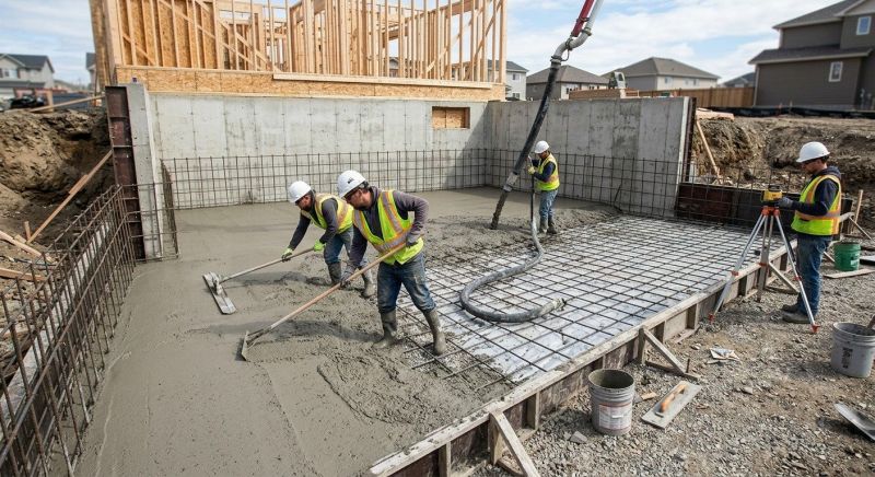 Basement Concrete Installation in Bluemont, VA