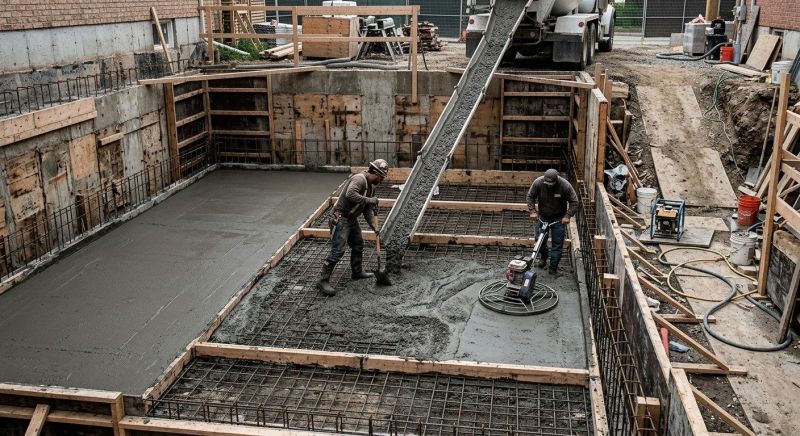 Basement Concrete Installation in Frederick County, MD