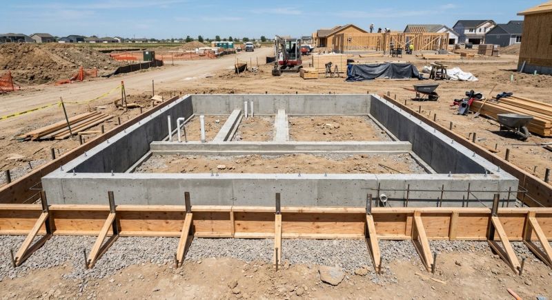 Cement Foundation Installation in Leesburg, VA