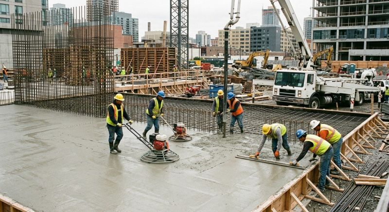 Commercial Slab Construction in Montgomery Village, MD