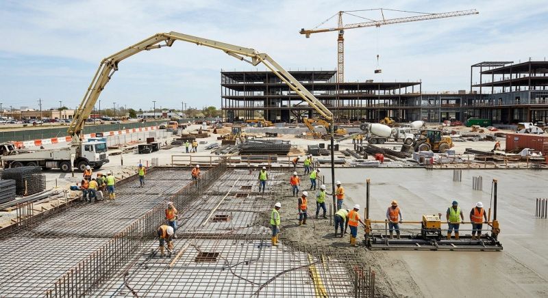 Commercial Slab Construction in Mount Airy, MD