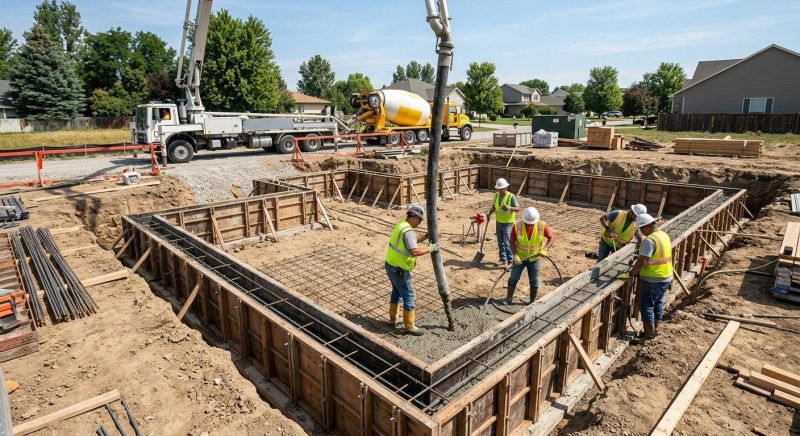 Concrete Foundation Installation in Jefferson County, WV