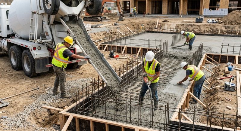 Concrete Foundation Pouring in Leesburg, VA