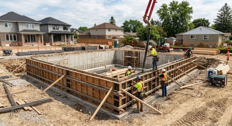 Foundation Construction in Leesburg, VA