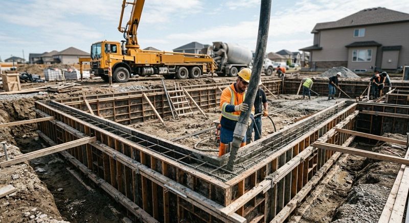 Foundation Wall Pouring in Centreville, VA
