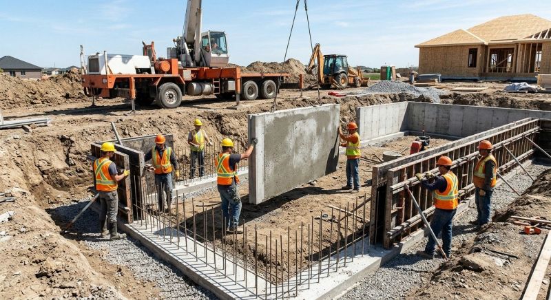 Foundation Wall Pouring in Vienna, VA